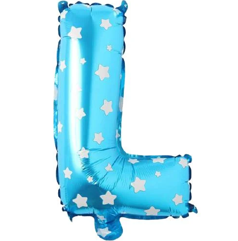 Folyo Balon Mavi L 16 İnç 36 Cm